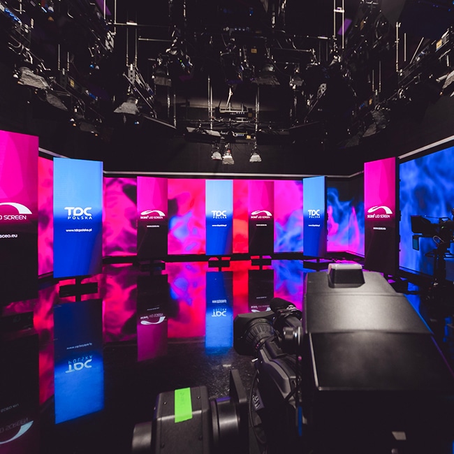 Polsat TV studio, Poland